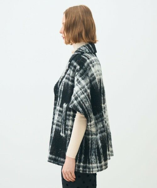 TOMORROWLAND / トゥモローランド その他アウター | カラーネップチェック ジレクローク | 詳細3