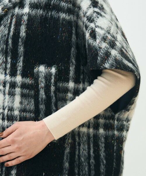 TOMORROWLAND / トゥモローランド その他アウター | カラーネップチェック ジレクローク | 詳細7