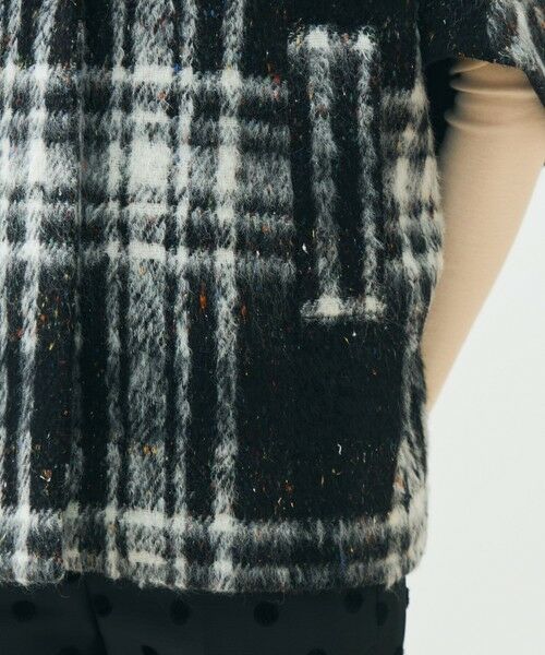TOMORROWLAND / トゥモローランド その他アウター | カラーネップチェック ジレクローク | 詳細9