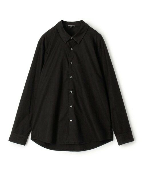 TOMORROWLAND/トゥモローランド ストレッチポプリンシャツ MCOE3777 19 ブラック 1(M)