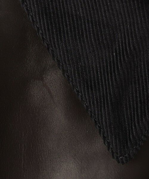 TOMORROWLAND / トゥモローランド レザーブルゾン・ジャケット | スムースカーフ ラグランスリーブコート | 詳細11