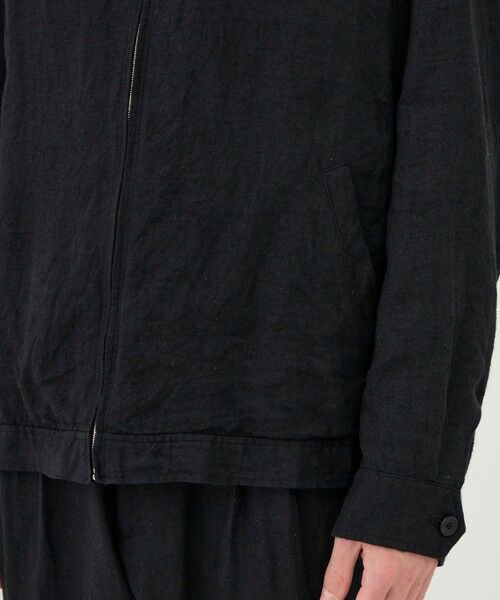 TOMORROWLAND / トゥモローランド ブルゾン | ブラッシュドリネン ジップアップブルゾン | 詳細10