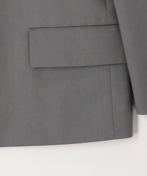 TOMORROWLAND / トゥモローランド ノーカラージャケット | ウォッシャブルギャバジン カラーレスジャケット | 詳細8