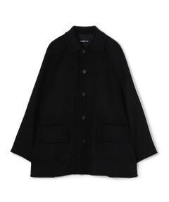 TOMORROWLAND / トゥモローランド ステンカラーコート | ウールダブルフェイス ステンカラーコート