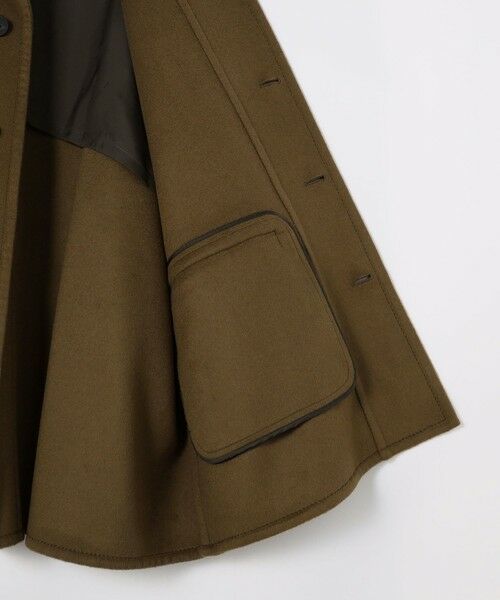 TOMORROWLAND / トゥモローランド ステンカラーコート | ウールダブルフェイス ステンカラーコート | 詳細3