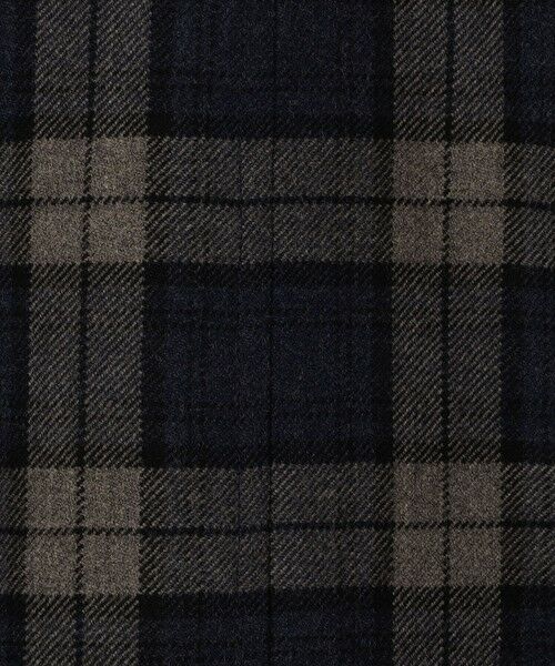 TOMORROWLAND / トゥモローランド ステンカラーコート | タータンウールツイード ステンカラーコート | 詳細10
