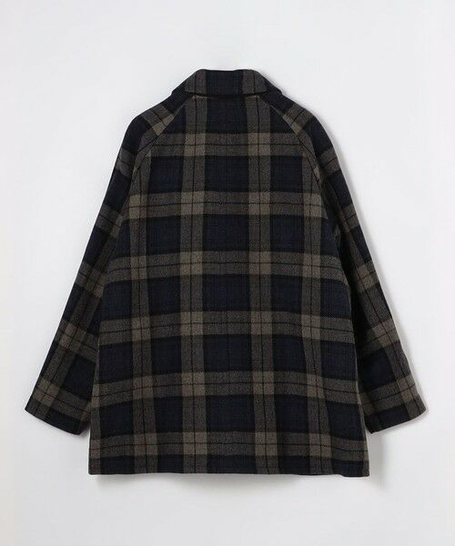 TOMORROWLAND / トゥモローランド ステンカラーコート | タータンウールツイード ステンカラーコート | 詳細2