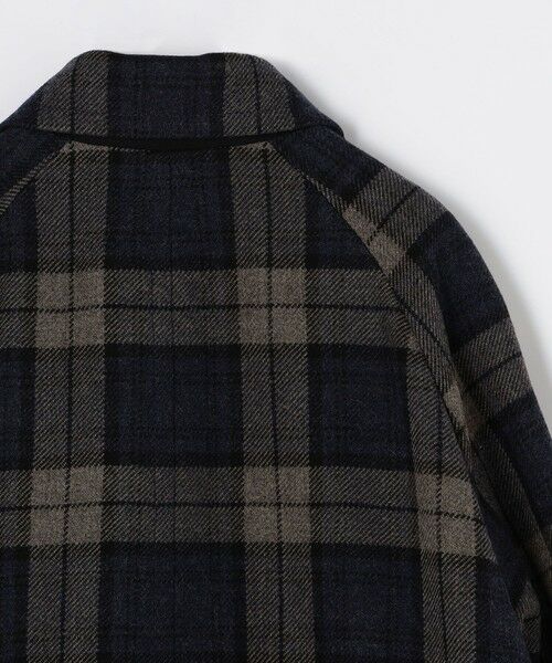 TOMORROWLAND / トゥモローランド ステンカラーコート | タータンウールツイード ステンカラーコート | 詳細5