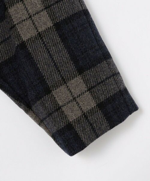 TOMORROWLAND / トゥモローランド ステンカラーコート | タータンウールツイード ステンカラーコート | 詳細7