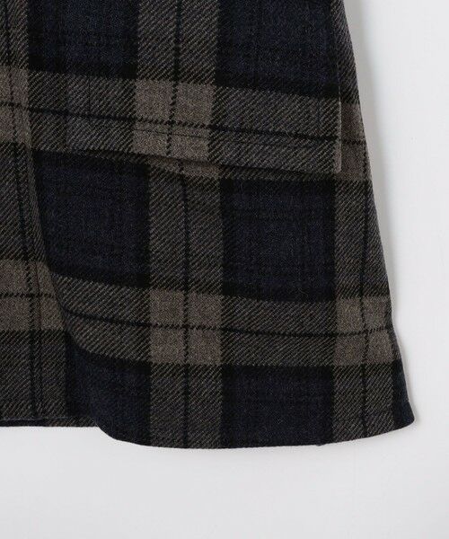 TOMORROWLAND / トゥモローランド ステンカラーコート | タータンウールツイード ステンカラーコート | 詳細8