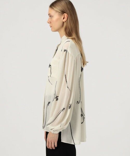 TOMORROWLAND / トゥモローランド シャツ・ブラウス(半袖以外) | シングルフラワープリント チュニックブラウス | 詳細3