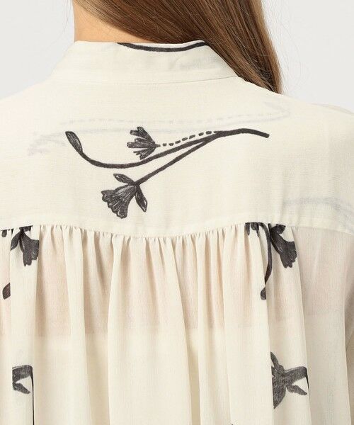 TOMORROWLAND / トゥモローランド シャツ・ブラウス(半袖以外) | シングルフラワープリント チュニックブラウス | 詳細6