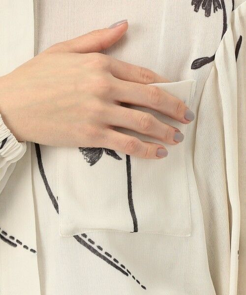 TOMORROWLAND / トゥモローランド シャツ・ブラウス(半袖以外) | シングルフラワープリント チュニックブラウス | 詳細7