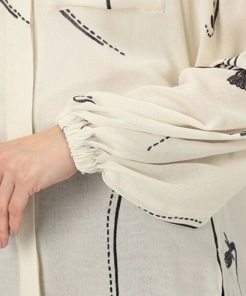 TOMORROWLAND / トゥモローランド シャツ・ブラウス(半袖以外) | シングルフラワープリント チュニックブラウス | 詳細8