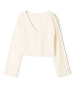 TOMORROWLAND / トゥモローランド カーディガン・ボレロ | コットンシェニールヤーン カーディガン