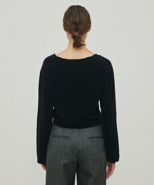 TOMORROWLAND / トゥモローランド カーディガン・ボレロ | コットンシェニールヤーン カーディガン | 詳細4