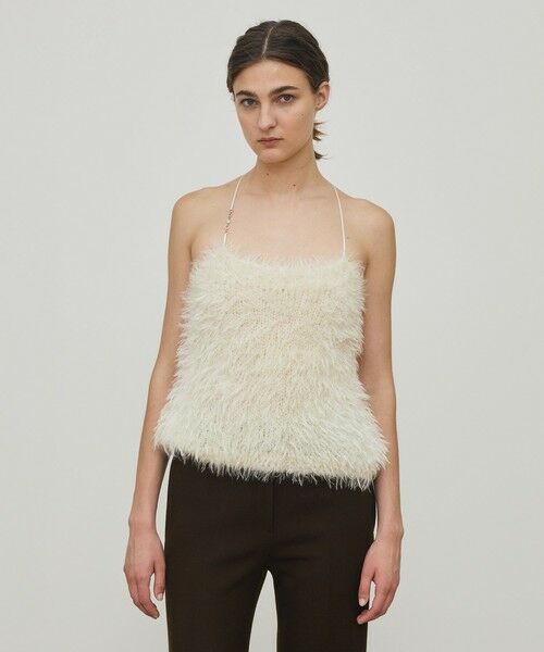 TOMORROWLAND / トゥモローランド ニット・セーター | ベビーキッドモヘヤ ビスチェ | 詳細2