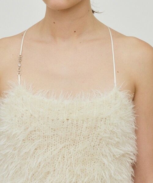 TOMORROWLAND / トゥモローランド ニット・セーター | ベビーキッドモヘヤ ビスチェ | 詳細5