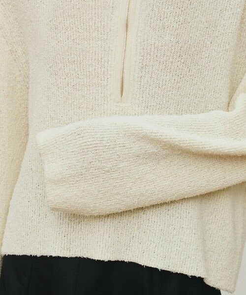 TOMORROWLAND / トゥモローランド ニット・セーター | カールヤーンニット ハーフジッププルオーバー | 詳細6