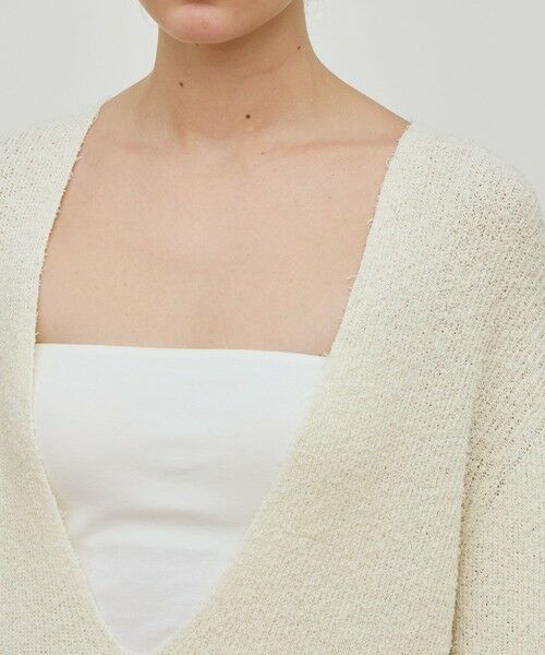 TOMORROWLAND / トゥモローランド ニット・セーター | カールヤーンニット Vネックチュニックプルオーバー | 詳細5