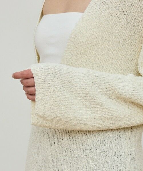 TOMORROWLAND / トゥモローランド ニット・セーター | カールヤーンニット Vネックチュニックプルオーバー | 詳細6