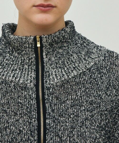 TOMORROWLAND / トゥモローランド ニット・セーター | カード×カールヤーンニット ハーフジッププルオーバー | 詳細5