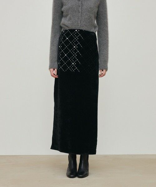 TOMORROWLAND / トゥモローランド ロング・マキシ丈スカート | ダイアモンドゲージエンブロイダリー マキシスカート | 詳細2
