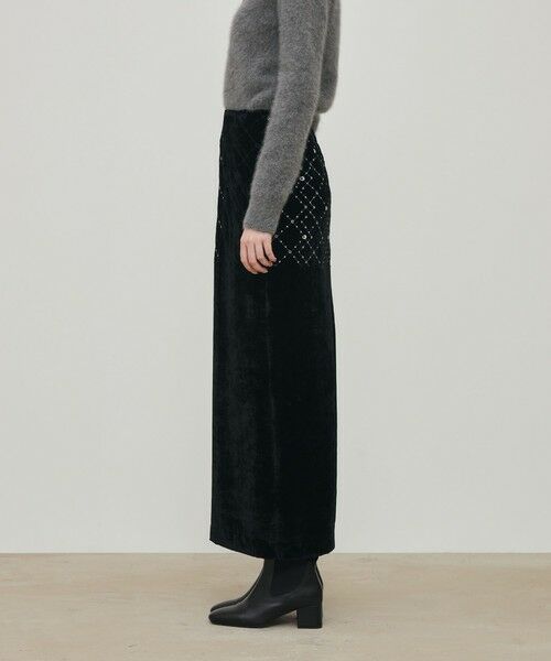 TOMORROWLAND / トゥモローランド ロング・マキシ丈スカート | ダイアモンドゲージエンブロイダリー マキシスカート | 詳細3