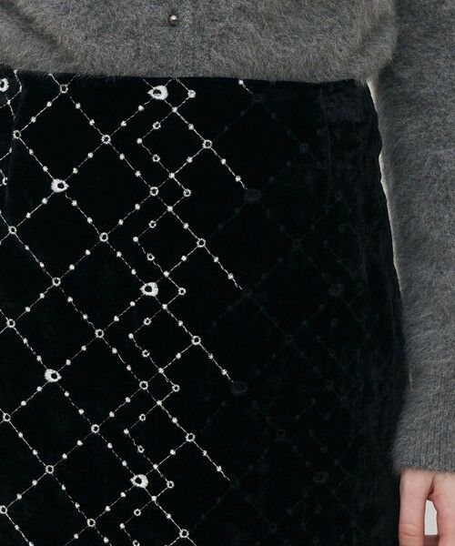 TOMORROWLAND / トゥモローランド ロング・マキシ丈スカート | ダイアモンドゲージエンブロイダリー マキシスカート | 詳細5