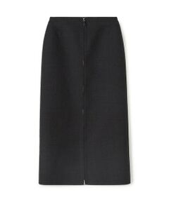 TOMORROWLAND / トゥモローランド ロング・マキシ丈スカート | ダブルフェイスツイル ダブルジップ タイトスカート