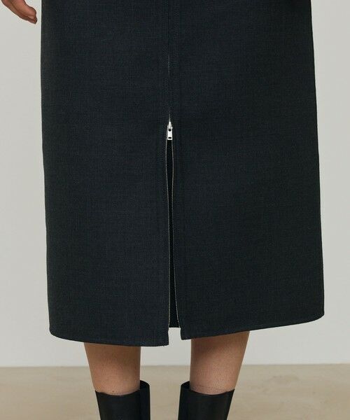 TOMORROWLAND / トゥモローランド ロング・マキシ丈スカート | ダブルフェイスツイル ダブルジップ タイトスカート | 詳細16