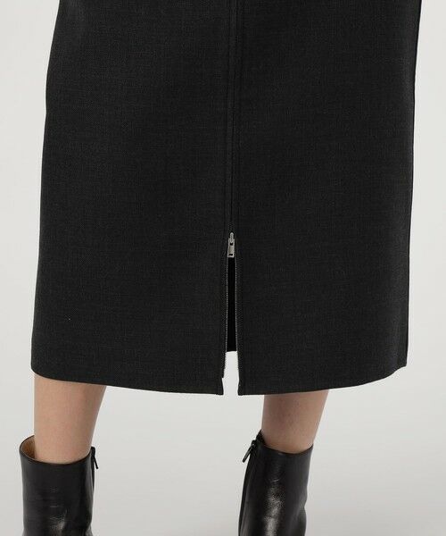 TOMORROWLAND / トゥモローランド ロング・マキシ丈スカート | ダブルフェイスツイル ダブルジップ タイトスカート | 詳細8