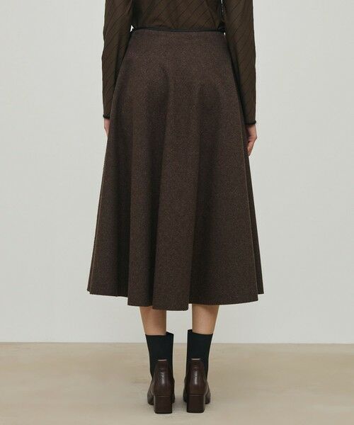TOMORROWLAND / トゥモローランド ミニ・ひざ丈スカート | ミルドウール サーキュラースカート | 詳細4