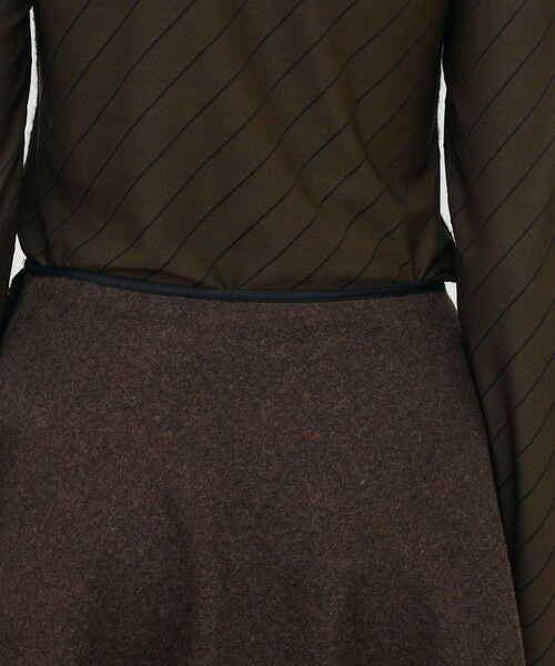 TOMORROWLAND / トゥモローランド ミニ・ひざ丈スカート | ミルドウール サーキュラースカート | 詳細6