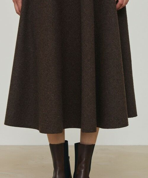 TOMORROWLAND / トゥモローランド ミニ・ひざ丈スカート | ミルドウール サーキュラースカート | 詳細7