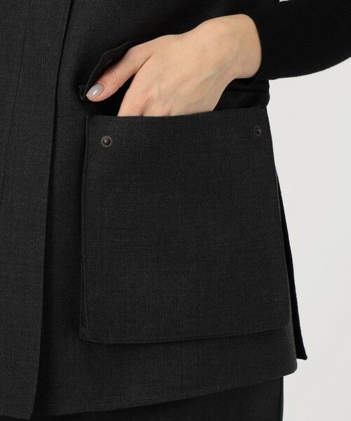 TOMORROWLAND / トゥモローランド ベスト | ダブルフェイスツイル ジレブルゾン | 詳細10