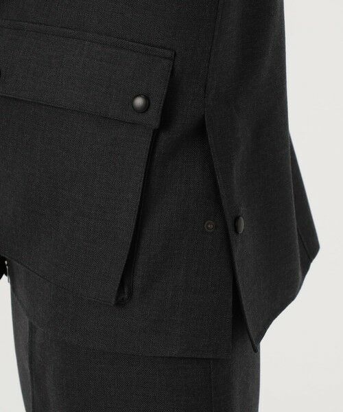 TOMORROWLAND / トゥモローランド ベスト | ダブルフェイスツイル ジレブルゾン | 詳細12