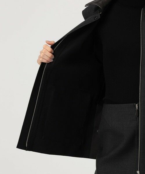 TOMORROWLAND / トゥモローランド ベスト | ダブルフェイスツイル ジレブルゾン | 詳細5