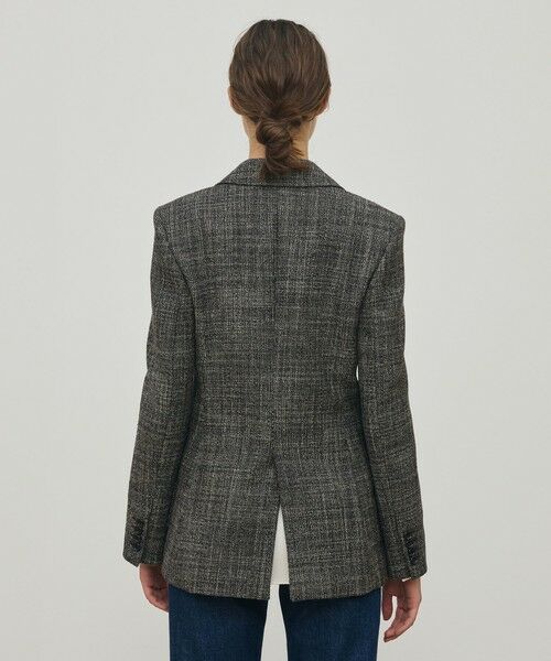 TOMORROWLAND / トゥモローランド テーラードジャケット | ウールリネンツイード バイカラージャケット | 詳細4
