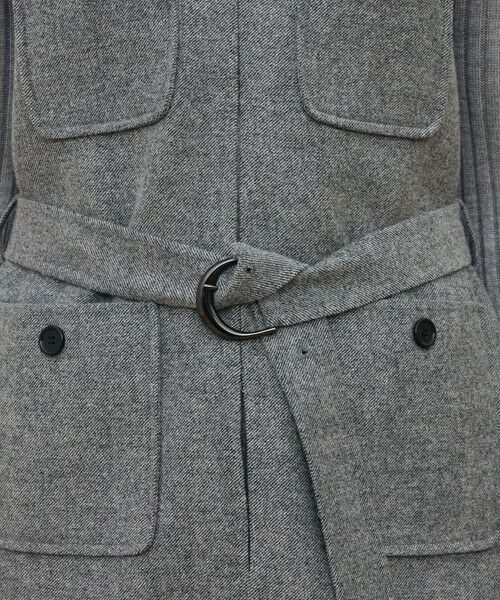TOMORROWLAND / トゥモローランド ベスト | ライトダブルフェイスシャギー ベルテッドジレ | 詳細10