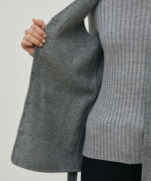 TOMORROWLAND / トゥモローランド ベスト | ライトダブルフェイスシャギー ベルテッドジレ | 詳細5