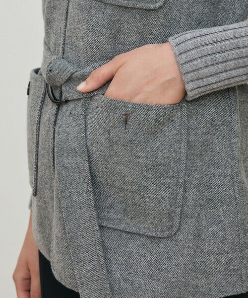 TOMORROWLAND / トゥモローランド ベスト | ライトダブルフェイスシャギー ベルテッドジレ | 詳細9