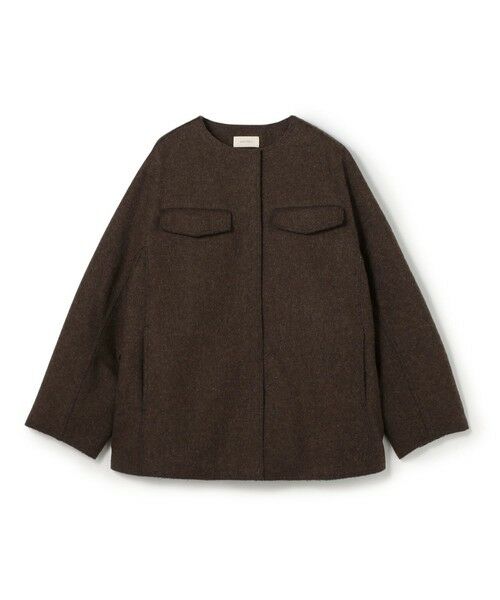 TOMORROWLAND / トゥモローランド その他アウター | ミルドウール ショートコート（47 ブラウン）