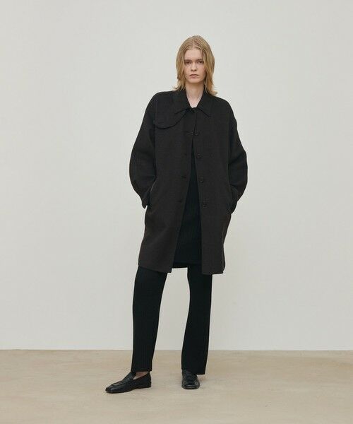 TOMORROWLAND / トゥモローランド その他アウター | ライトダブルフェイスシャギー チンベルト付きコート | 詳細1