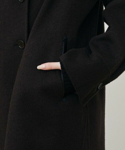 TOMORROWLAND / トゥモローランド その他アウター | ライトダブルフェイスシャギー チンベルト付きコート | 詳細10