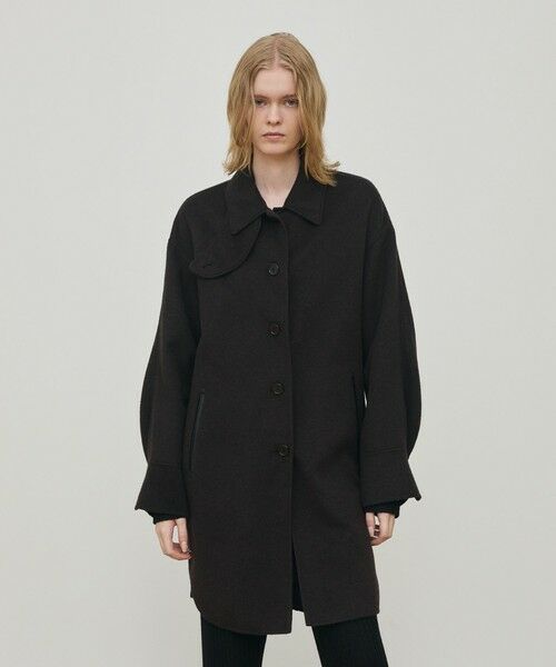 TOMORROWLAND / トゥモローランド その他アウター | ライトダブルフェイスシャギー チンベルト付きコート | 詳細2