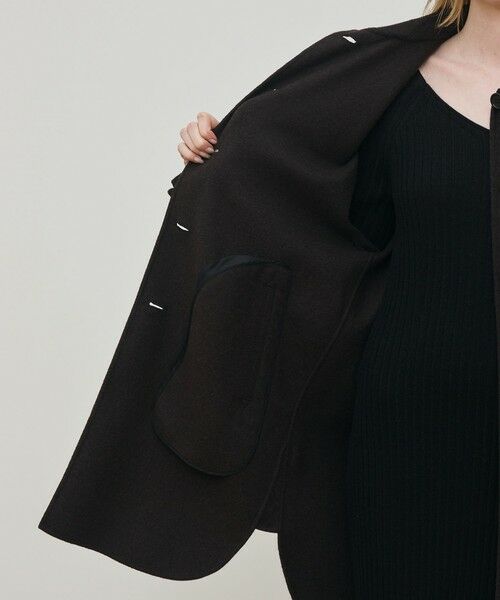 TOMORROWLAND / トゥモローランド その他アウター | ライトダブルフェイスシャギー チンベルト付きコート | 詳細5