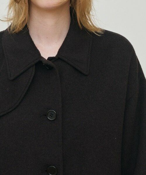 TOMORROWLAND / トゥモローランド その他アウター | ライトダブルフェイスシャギー チンベルト付きコート | 詳細6