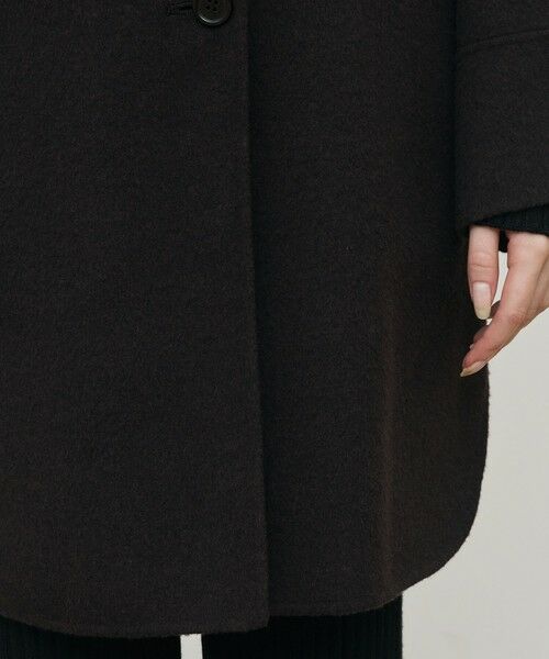 TOMORROWLAND / トゥモローランド その他アウター | ライトダブルフェイスシャギー チンベルト付きコート | 詳細9