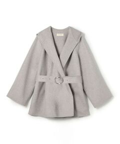 TOMORROWLAND / トゥモローランド その他アウター | ダブルフェイスメルトンビーバー フーディーミディコート